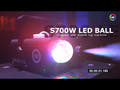 Light4Me S700 LED Ball Machine à brouillard