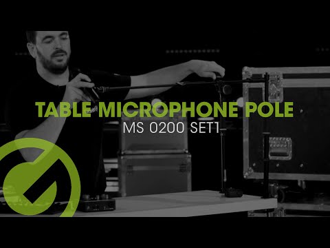 Gravity MS 0200 - pied de microphone pour montage sur table