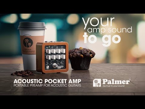 Palmer POCKET AMP ACOUSTIC – Préampli portable pour instruments à cordes acoustiques