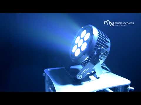Light4Me Black PAR 7x10W RGBWA