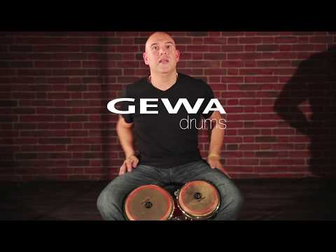 Latin Percussion Bongo Galaxy Fiberglass Fausto Cuevas III Signature (LP794V-ARG)