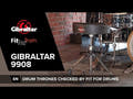 Gibraltar tabouret de batterie série 9000 - 9908