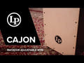 Latin Percussion cajón Matador fil réglable (LP1426)