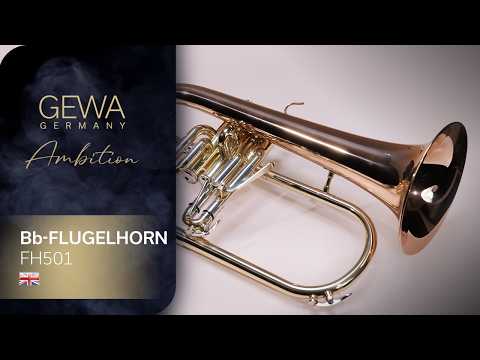 GEWA Ambition FH501 bugle en Sib, finition laquée transparente