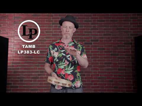 Latin Percussion Tambourin Pro 10 in à rangée simple Tambourin - Aluminium (LP380A-AL)