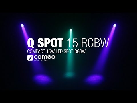 Cameo Q-SPOT 15 RGBW WH - spot compact avec LED RGBW 15 W, boîtier blanc