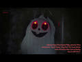 Halloween-figur spøgelset Peter, animeret, 90 cm