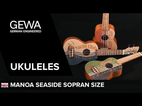 GEWA Ukulélé soprano Manoa Seaside - K-SO-SC