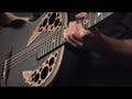 Adamas E-Acoustic Guitares ADAMAS U581T-FM Mid-Depth Non-Cutaway - Black Satin Copper Metal Flake (U581T-FM-G)