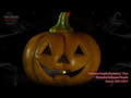 Citrouille Halloween avec LED 12cm