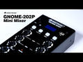 OMNITRONIC GNOME-202P mini-table de mixage dorée