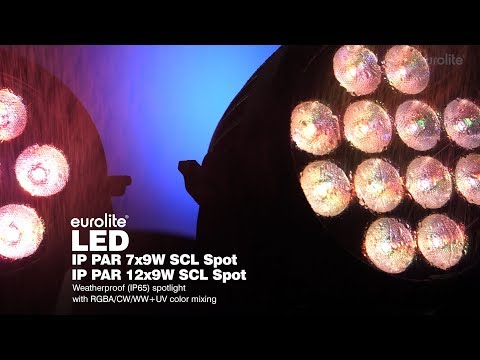 EUROLITE LED IP PAR 7x9W SCL projecteur