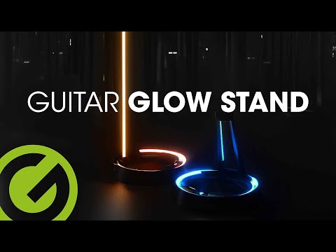 Gravity GS LS 01 NH B - Support lumineux pour Guitares GLOW-STAND®, Neckhug