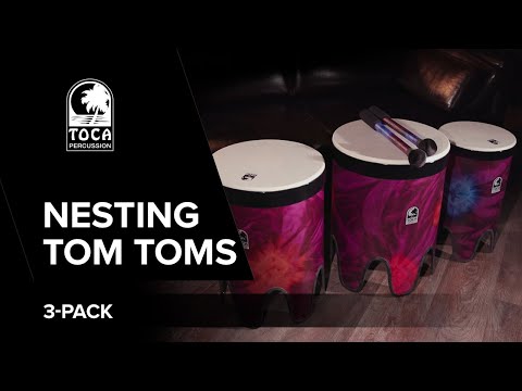 Toca Nesting Drums Tom Tom Freestyle II - 12" (TF2NT-12WP)
