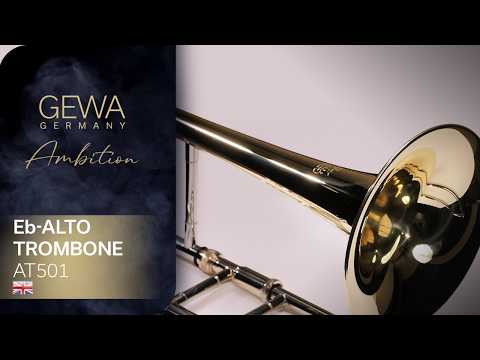 GEWA Ambition AT501 trombone alto en Mib, vernis transparent