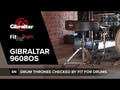 Siège de batterie Gibraltar série 9000 - 9608OS