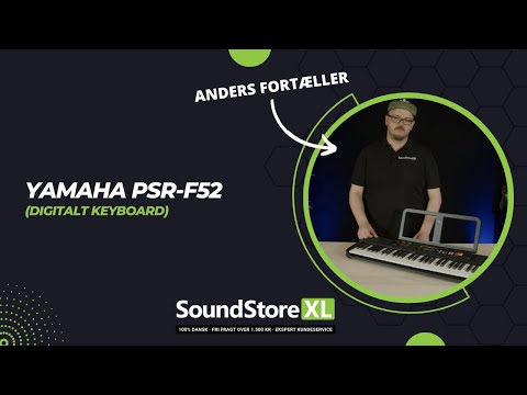 Yamaha PSR-F52 Keyboard (Noir)
