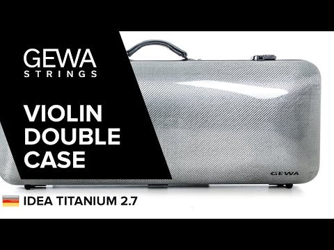 GEWA Violons double case Idea 2.7 - Titanium