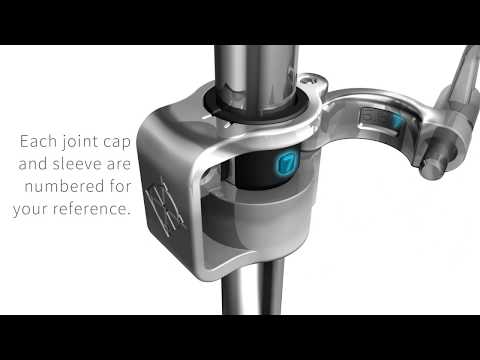 Dixon PSY-P2I pied de cymbale avec perche