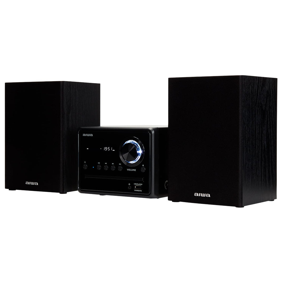 AIWA MCBT-350 Système Micro Hi-Fi 20W avec Bluetooth, CD, FM et USB