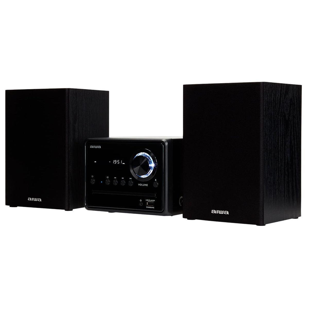 AIWA MCBT-350 Système Micro Hi-Fi 20W avec Bluetooth, CD, FM et USB