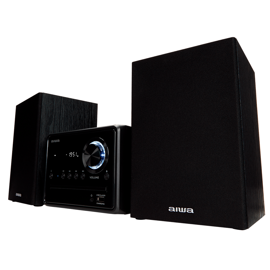 AIWA MCBT-350 Système Micro Hi-Fi 20W avec Bluetooth, CD, FM et USB