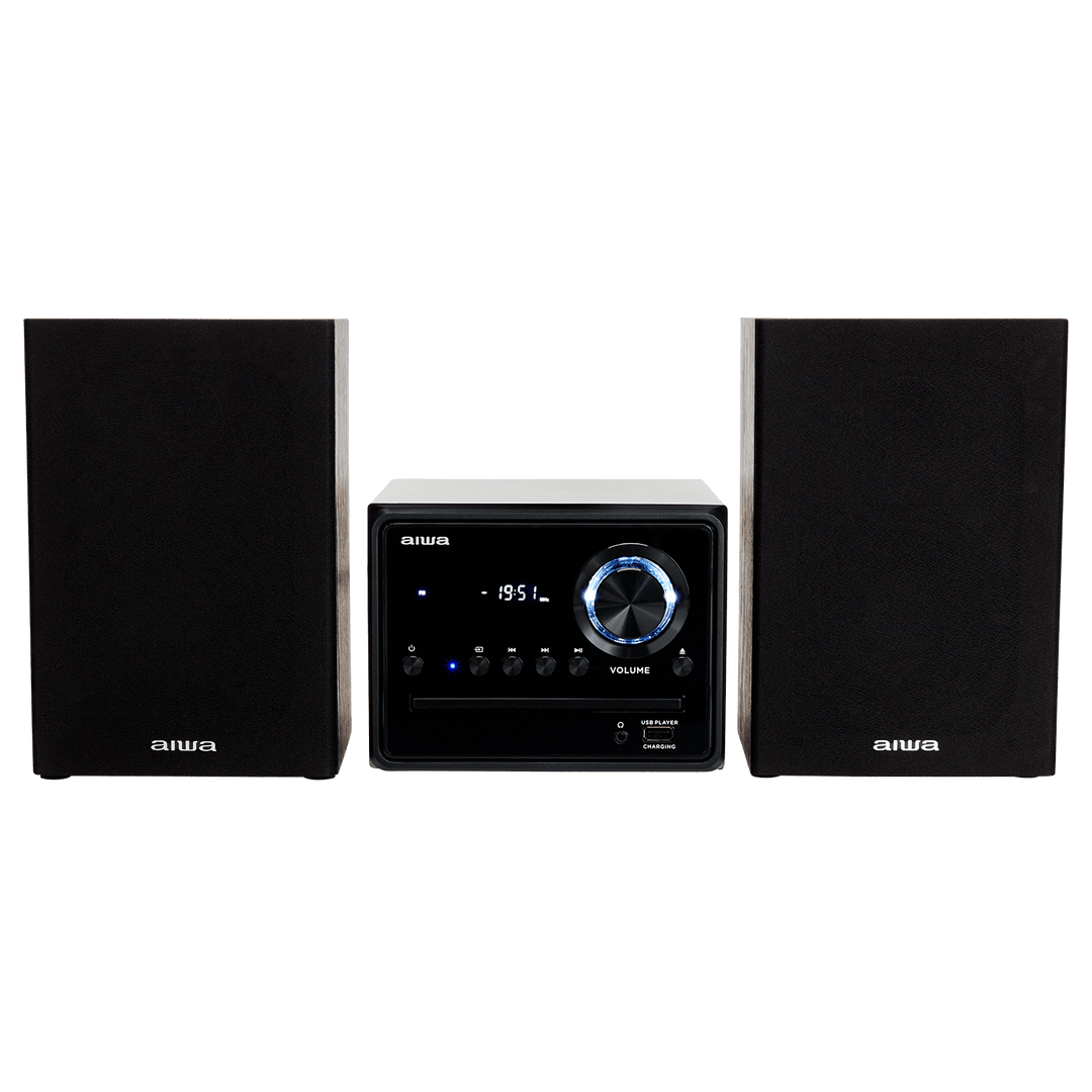 AIWA MCBT-350 Système Micro Hi-Fi 20W avec Bluetooth, CD, FM et USB
