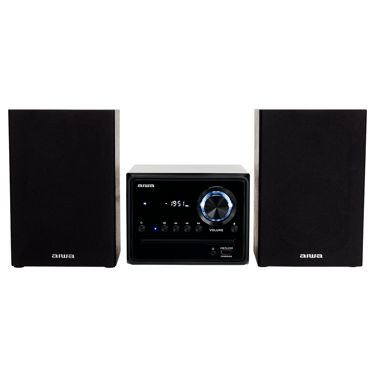 AIWA MCBT-350 Système Micro Hi-Fi 20W avec Bluetooth, CD, FM et USB