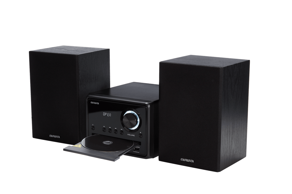 AIWA MCBT-350 Système Micro Hi-Fi 20W avec Bluetooth, CD, FM et USB