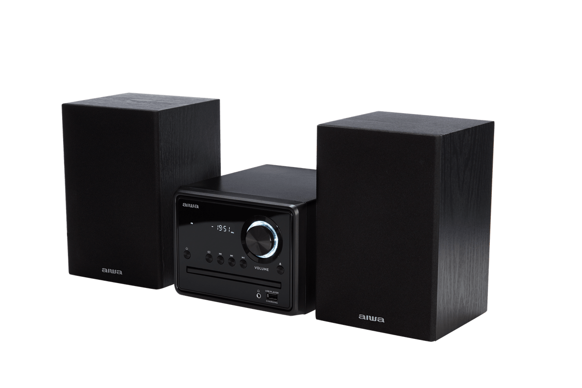 AIWA MCBT-350 Système Micro Hi-Fi 20W avec Bluetooth, CD, FM et USB