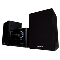 AIWA MCBT-350 Système Micro Hi-Fi 20W avec Bluetooth, CD, FM et USB