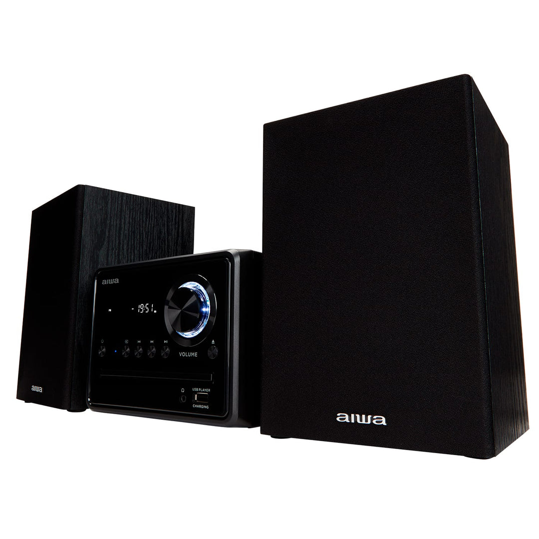 AIWA MCBT-350 Système Micro Hi-Fi 20W avec Bluetooth, CD, FM et USB