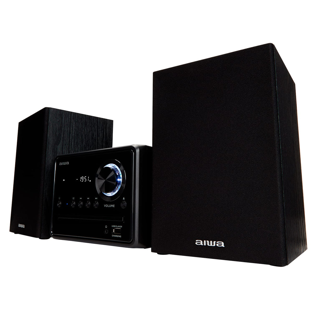 AIWA MCBT-350 Système Micro Hi-Fi 20W avec Bluetooth, CD, FM et USB