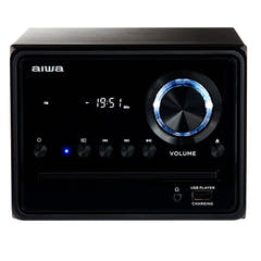 AIWA MCBT-350 Système Micro Hi-Fi 20W avec Bluetooth, CD, FM et USB