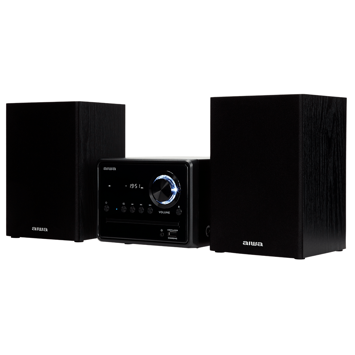 AIWA MCBT-350 Système Micro Hi-Fi 20W avec Bluetooth, CD, FM et USB