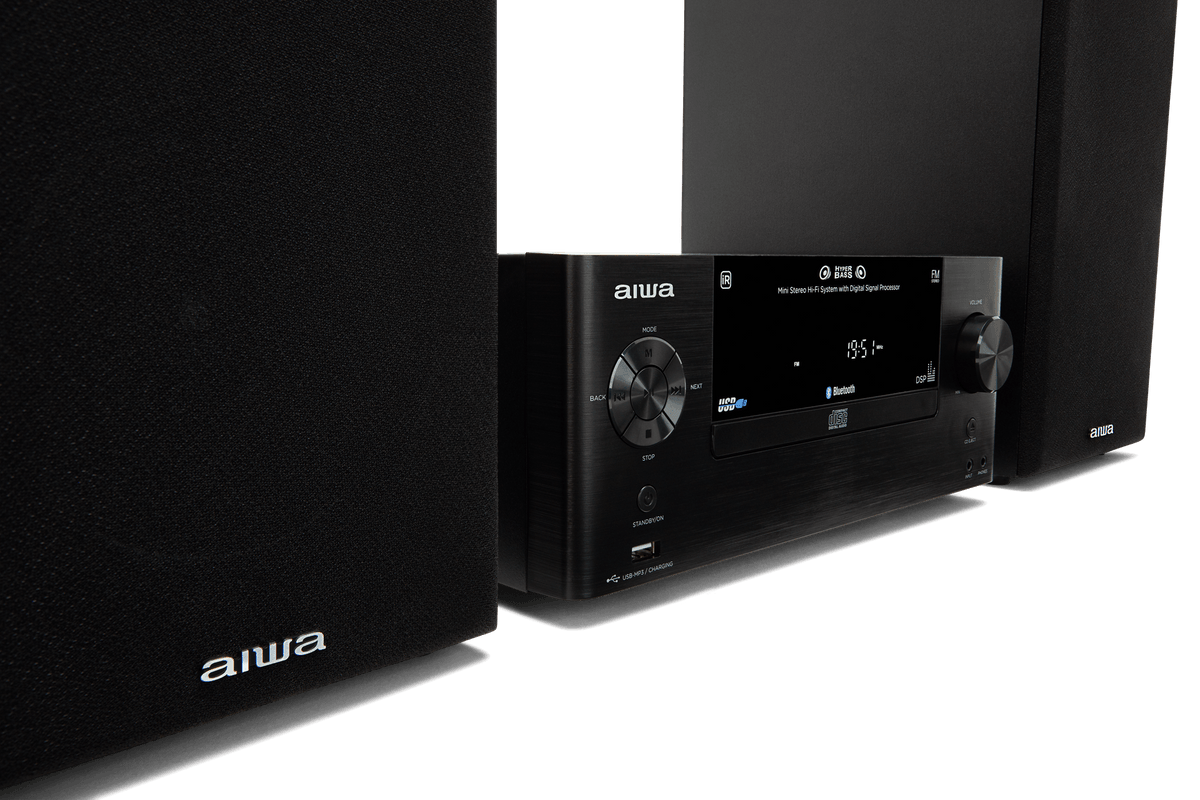 AIWA MCBT-550 Mini Hi-Fi – 50W, Bluetooth, CD & FM