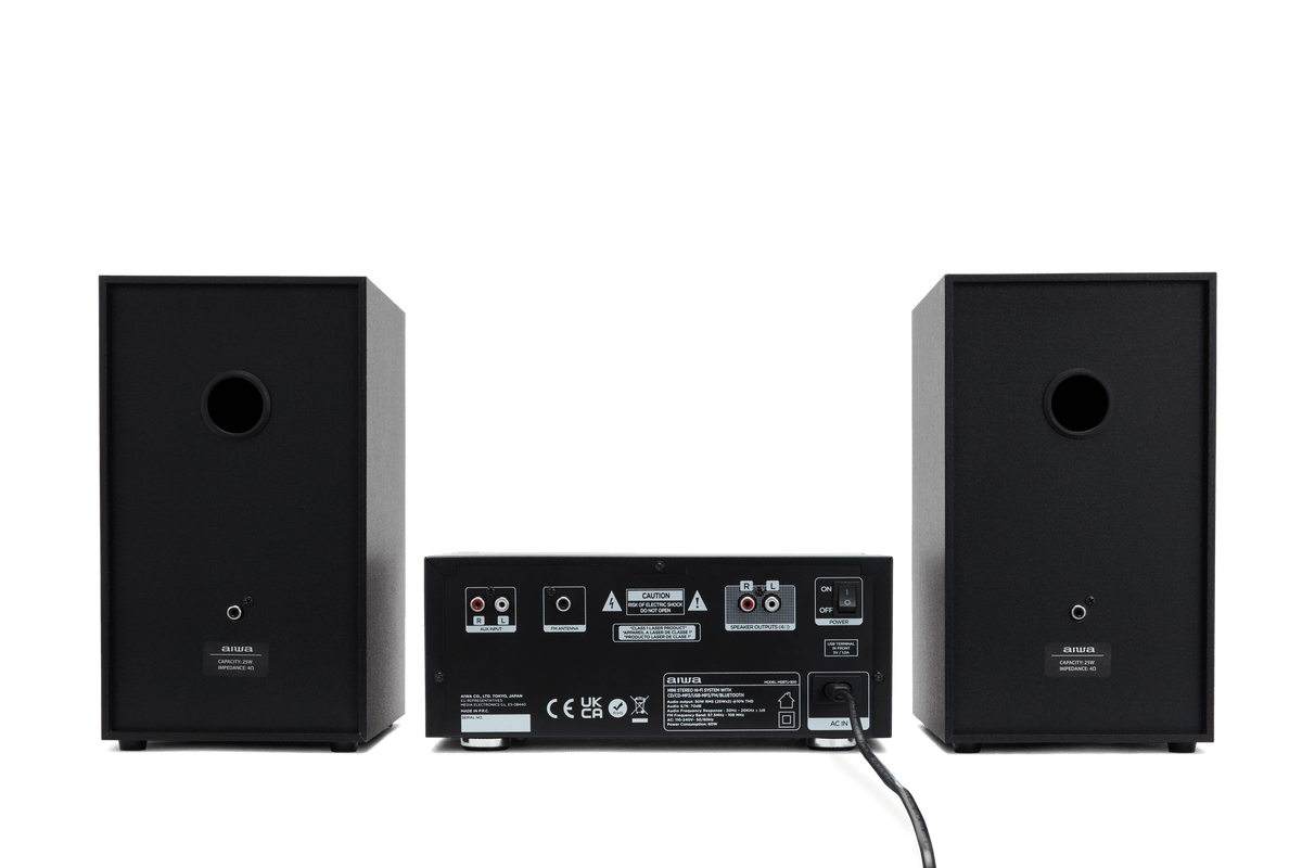 AIWA MCBT-550 Mini Hi-Fi – 50W, Bluetooth, CD & FM