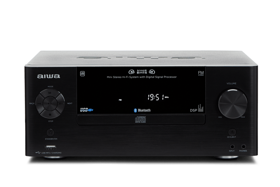 AIWA MCBT-550 Mini Hi-Fi – 50W, Bluetooth, CD & FM