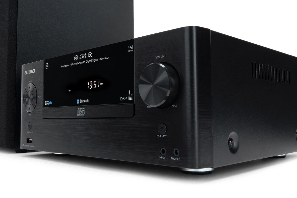 AIWA MCBT-550 Mini Hi-Fi – 50W, Bluetooth, CD & FM
