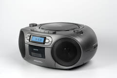 AIWA RC-250 Boombox – CD, Kassette, Bluetooth & FM, grå