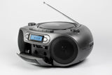 AIWA RC-250 Boombox – CD, Kassette, Bluetooth & FM, grå