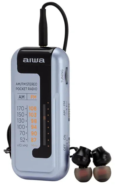 Aiwa RM-10SL radio portable, Argent
