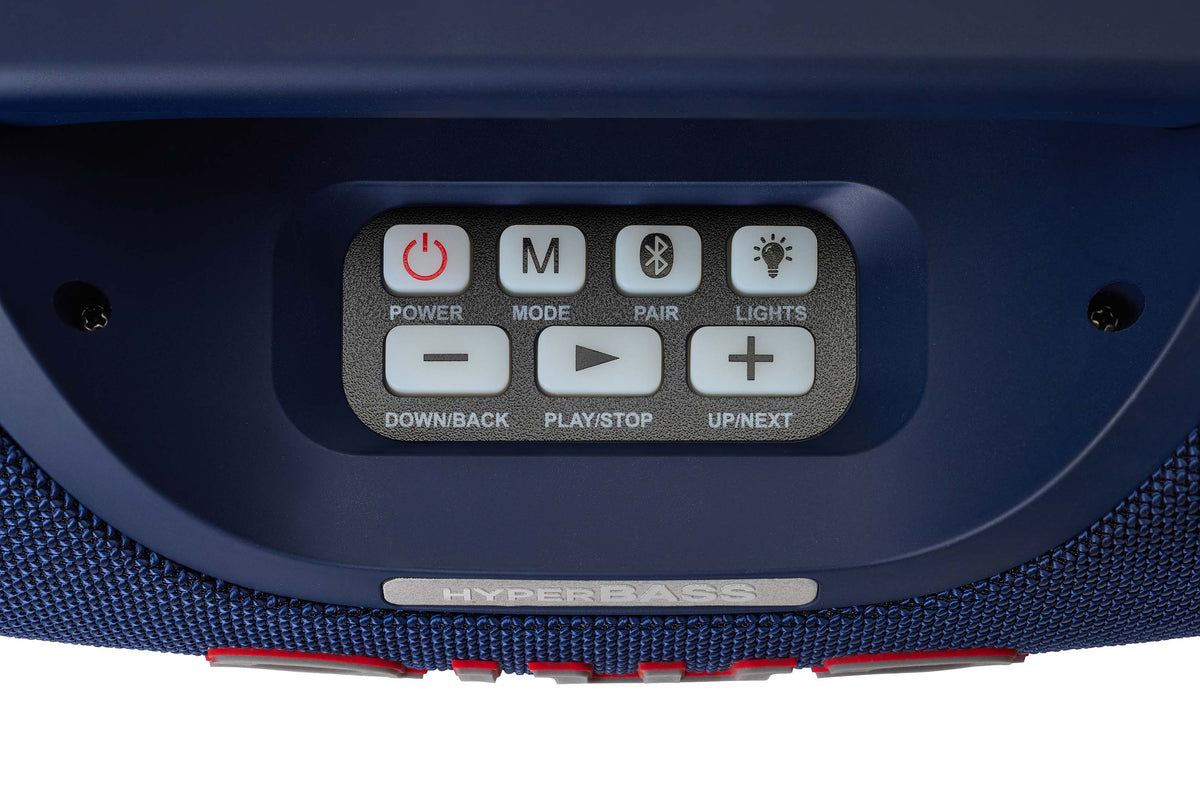 Aiwa SPB-680BL enceinte Bluetooth portable, bleue