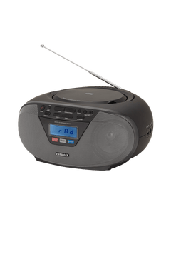 AIWA CDT-200 Boombox – CD, Bluetooth, USB & FM-radio, sort