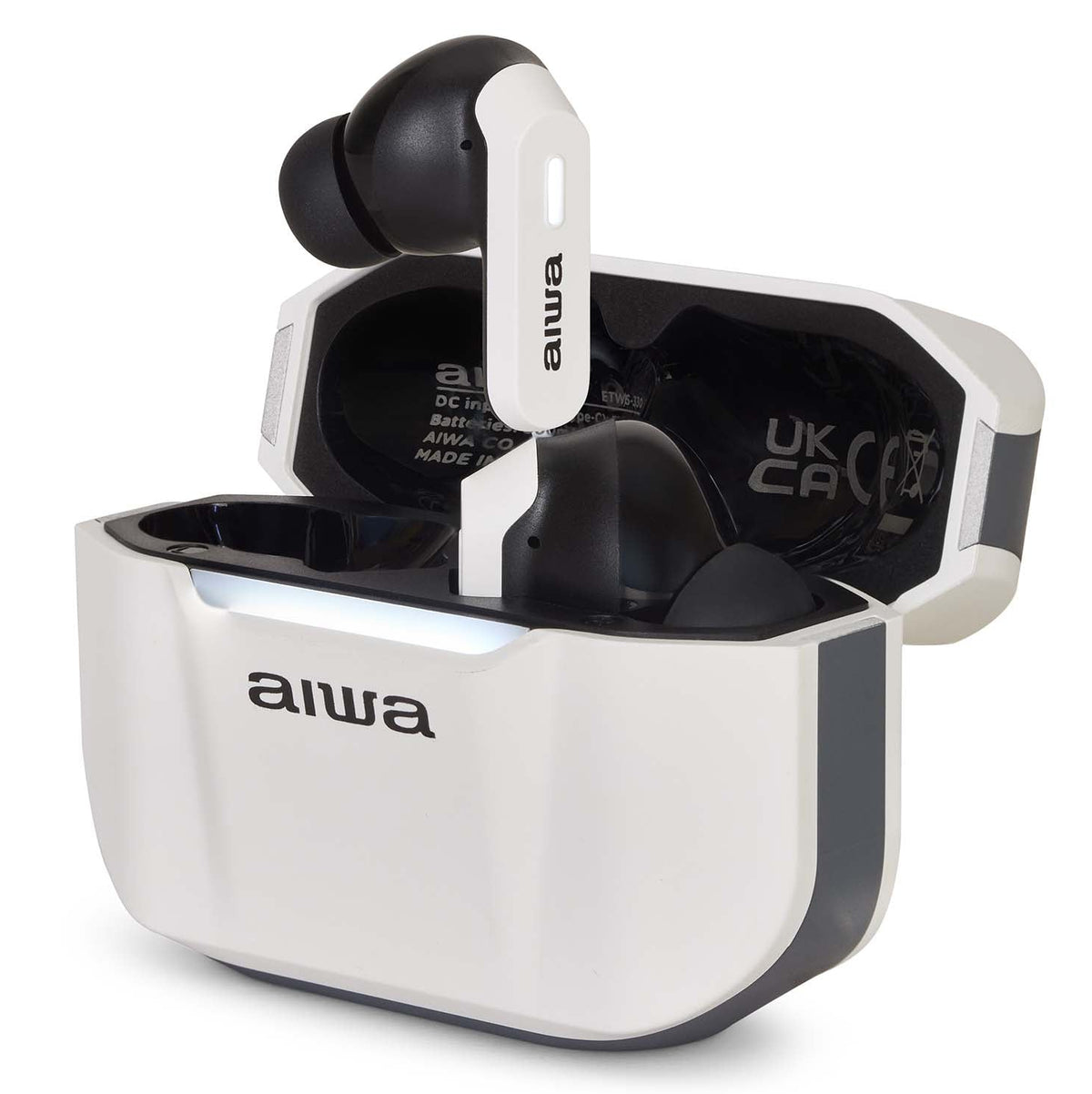 Écouteurs TWS Aiwa ETWS-330WT, Blanc