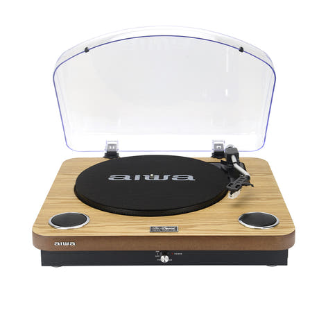 AIWA LPS-25 Platine vinyle – Bluetooth, USB & FM, bois