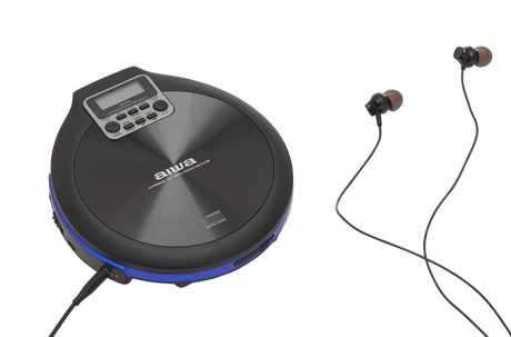 AIWA PCP-850 lecteur CD portable – MP3 & Anti-Shock, bleu