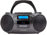 AIWA RC-250 Boombox – CD, cassette, Bluetooth et FM, noir
