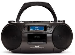 AIWA RC-300 Boombox avec CD, cassette, DAB+, Bluetooth et USB, Noir
