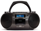 AIWA RC-300 Boombox avec CD, cassette, DAB+, Bluetooth et USB, Noir
